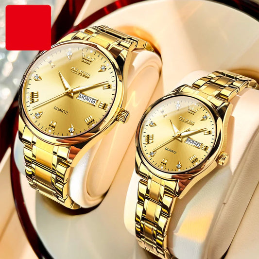 Original Luxury Diamond Couple Watches