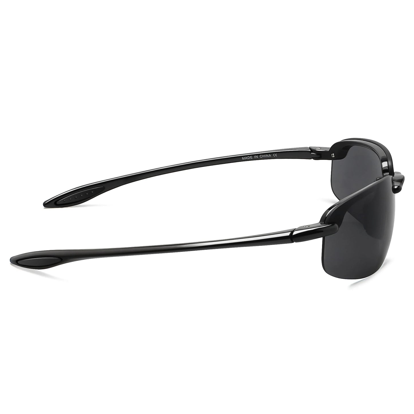 Lunettes de soleil de course à monture sans monture avec protection UV400 pour sports