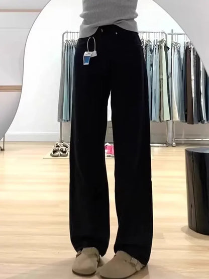 Casual Loose Straight Denim Jeans for Women