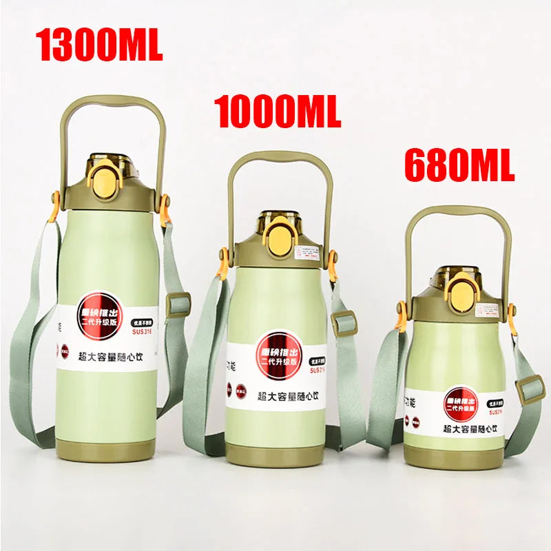 Sports Large Capacity Stainless Steel Thermo Bottles