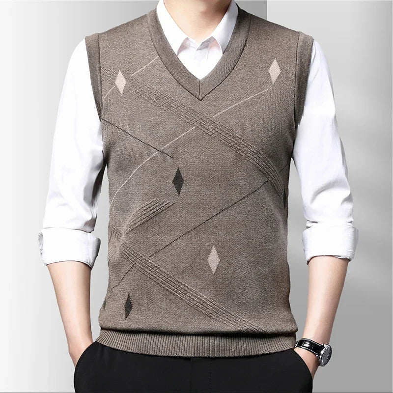 Men's Thickened Casual Sweater Vest