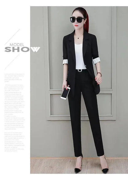 Women's Elegant High-End Feel Small Jacket 2-Piece Set