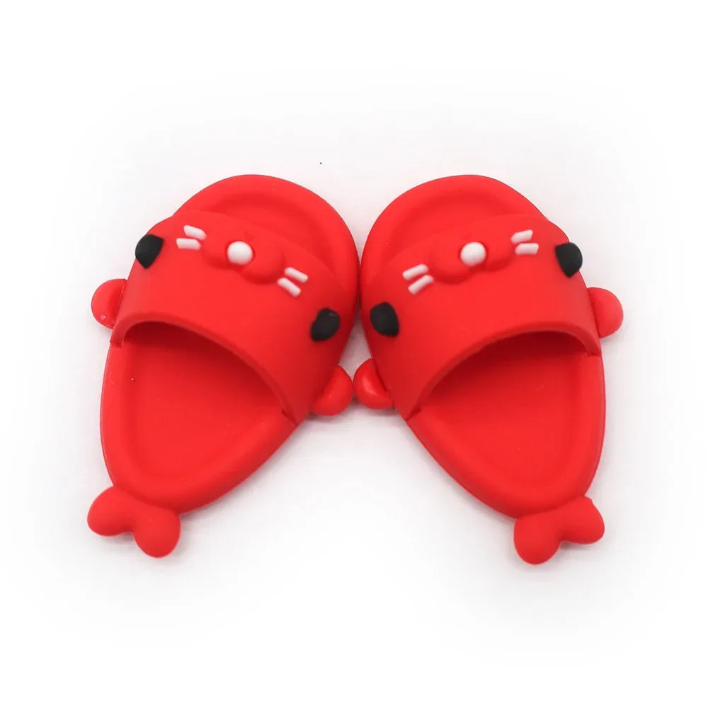 Kid's Open Toe Junior Cute Shark Slippers