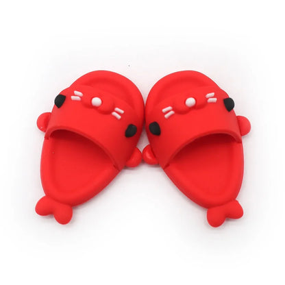 Kid's Open Toe Junior Cute Shark Slippers