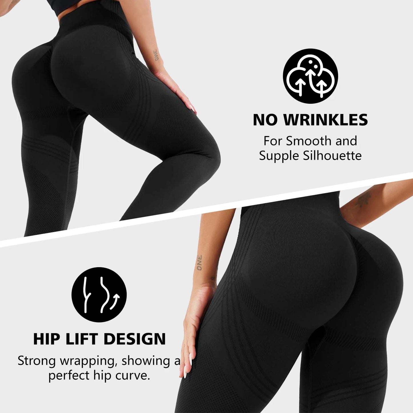 Seamless Scrunch Bum Yoga Leggings for Women