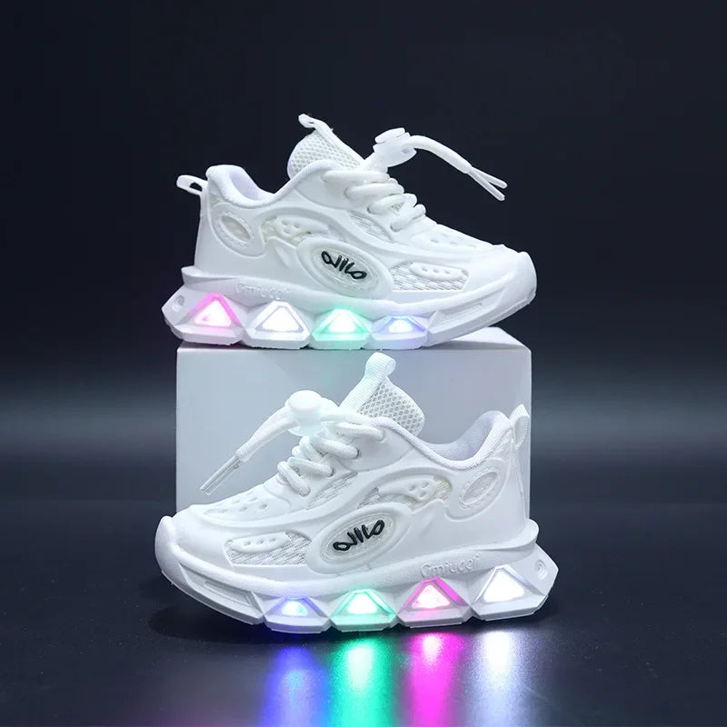 Baskets lumineuses pour bébé – Chaussures pour enfants à semelle souple