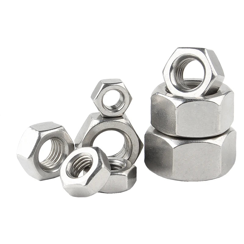Stainless Steel Hex Various Sizes Nuts