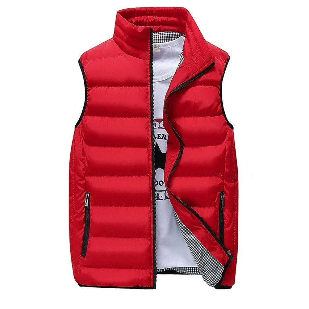 Men’s Windproof Sleeveless Winter Vest  Jacket