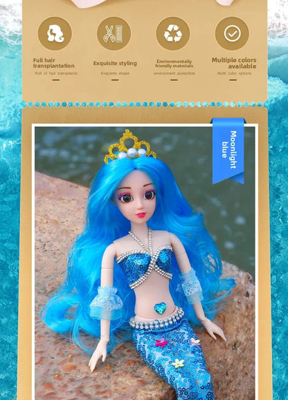 Poupée sirène pour filles, jouets aquatiques pour enfants