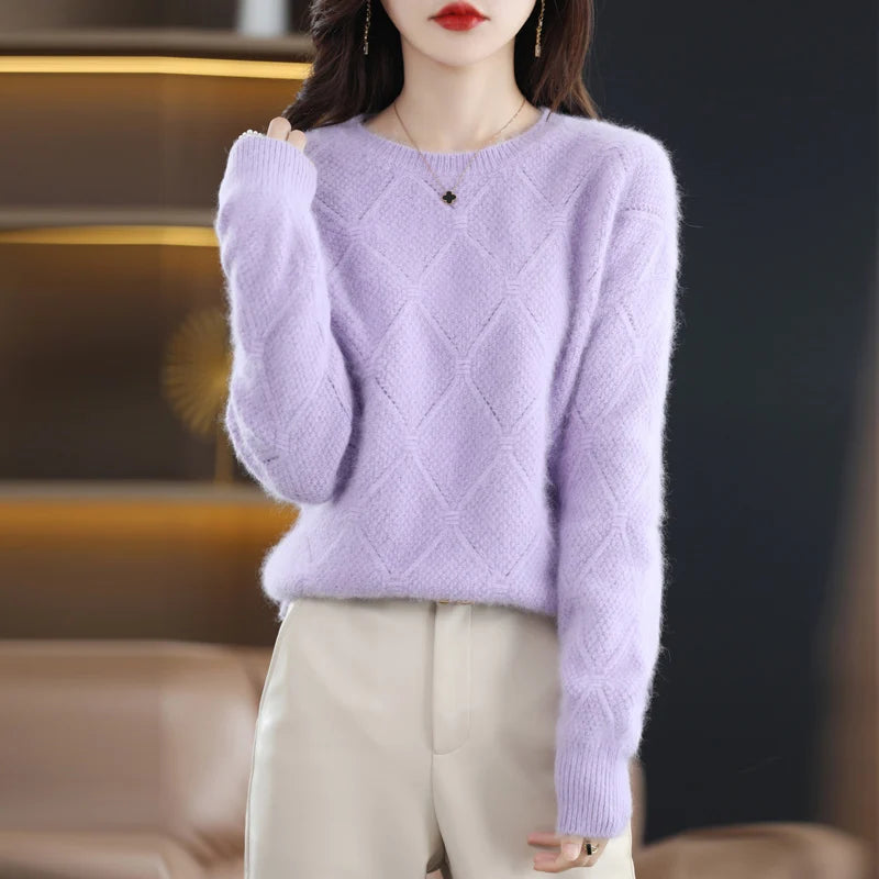 Luxurious Mink Cashmere Sweater for Women