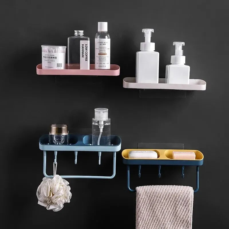 Wall-Mounted Multifunctional Soap Holder - No Punch