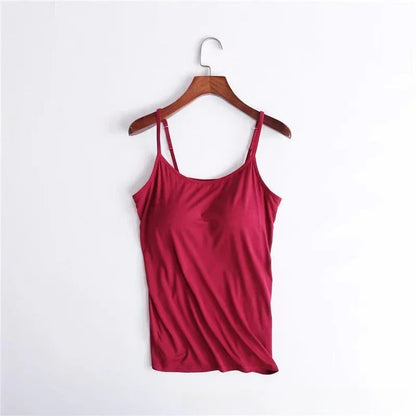 Damen-Sportunterwäsche-Tanktop mit integriertem BH