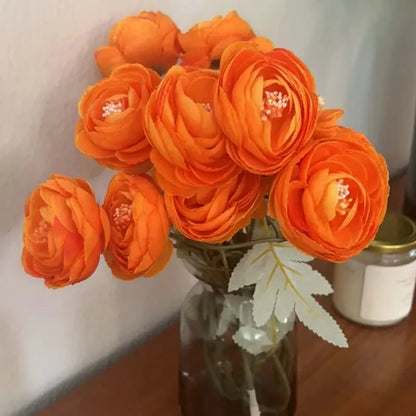 4 Köpfe Seidenpfingstrosenstrauß Künstliche Blumen