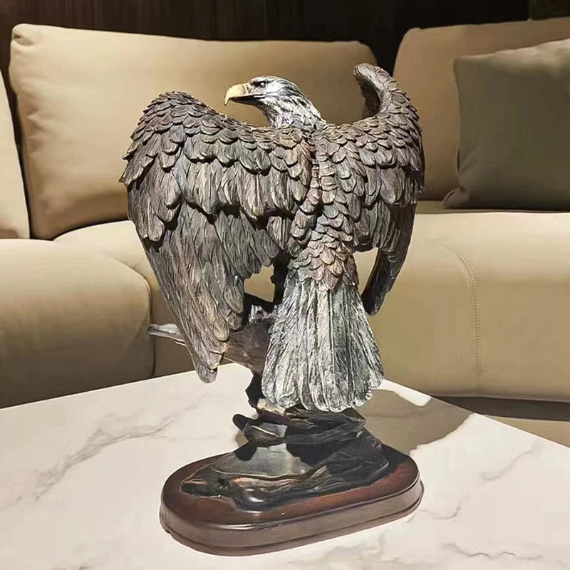 Retro Eagle Statue - Office Desk Decor