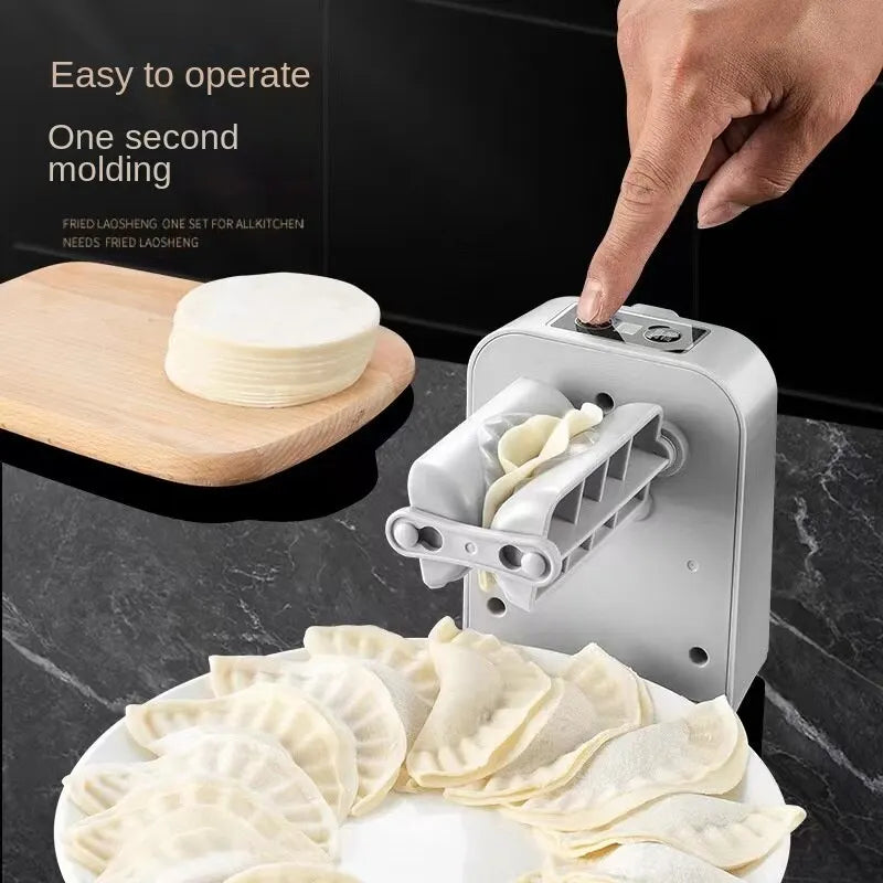 Machine à raviolis électrique avec cuillère et brosse