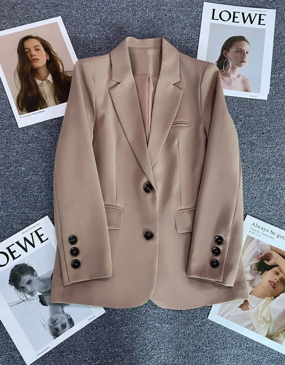 Blazer élégant pour femme de bureau printemps-été