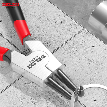 Pince à bec effilé pour circlips Pince pour circlips - Retrait Installation Extracteur Bagues de blocage Arbres