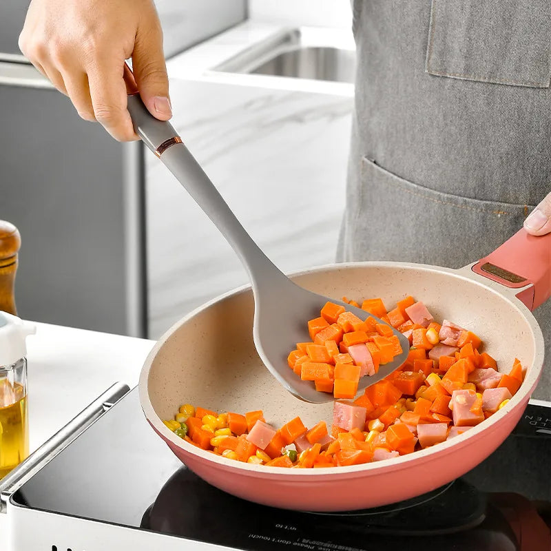 Ensemble d'ustensiles de cuisine en silicone de sept pièces