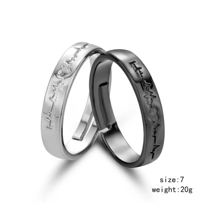 2Pcs Simple and Elegant Moissanite Platinum Wedding Rings