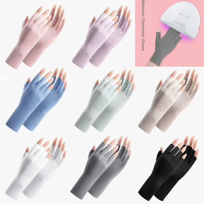Gants de protection solaire UV pour nail art