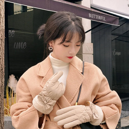 Gants de cyclisme imperméables d'hiver à écran tactile