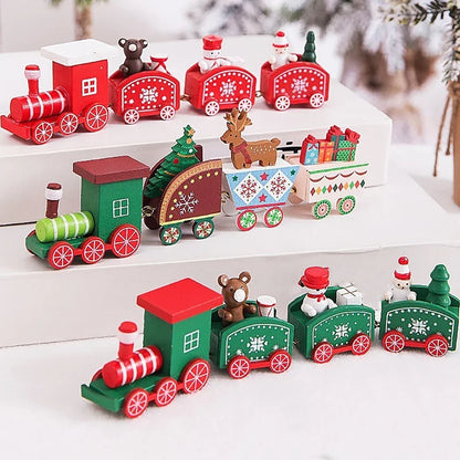 Wooden Train Christmas Ornaments & Gifts