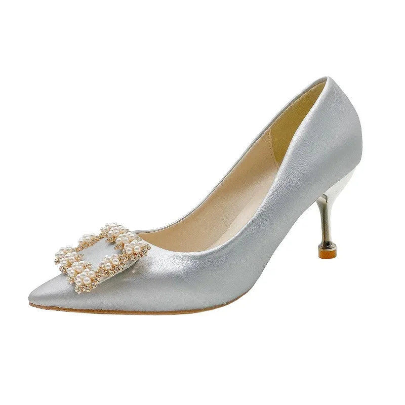 Women's Thin High Heeled Wedding Shoes