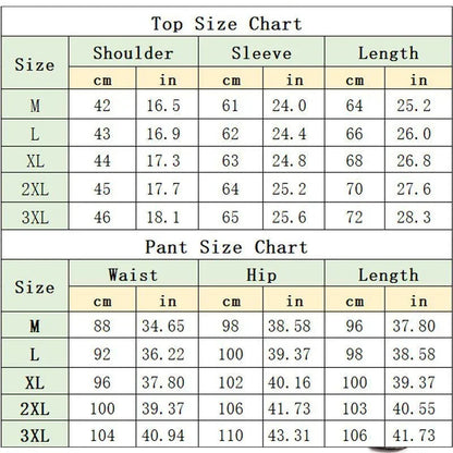 Men’s Autumn Winter Tracksuit Jacket & Pants