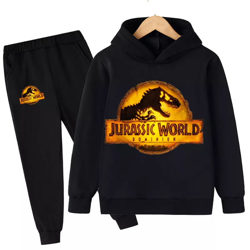 Kinder Dinosaurier Hoodies Hosen Set Jungen