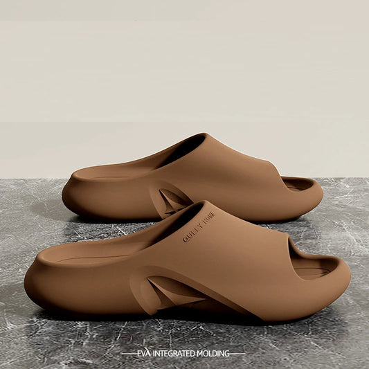 Men's Outdoor Beach Slipper - Soft Water Resistant Trendy EVA Slides