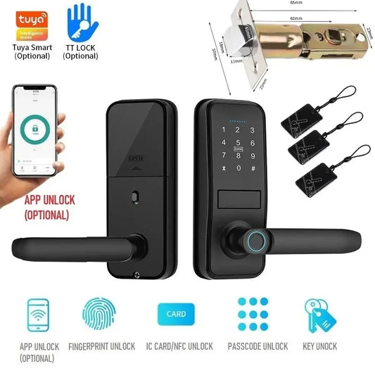 Tuya Smart Door Lock with Remote Unlock