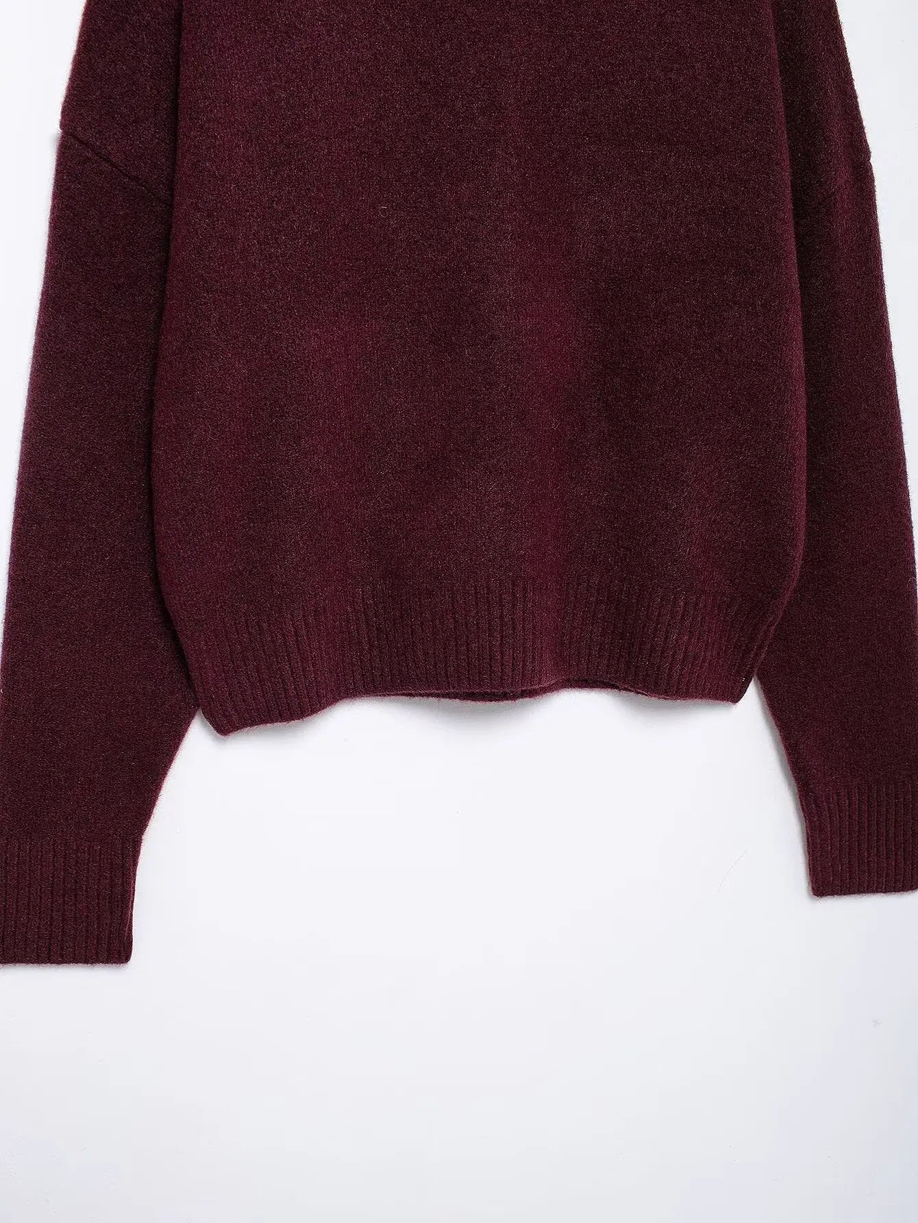 Pull ample à col rond pour femme