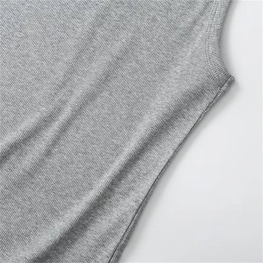 Débardeurs élégants de couleur unie pour hommes pour l'été