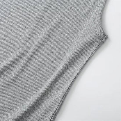 Débardeurs élégants de couleur unie pour hommes pour l'été