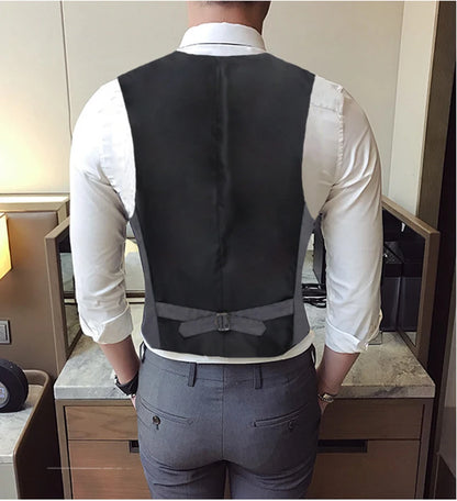 High-End Single Breasted Suit Vests for Men