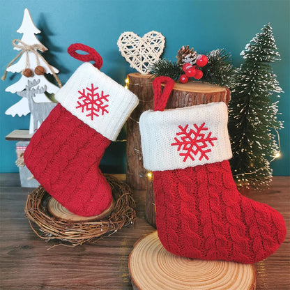 Alphabet Knitted Christmas Stockings