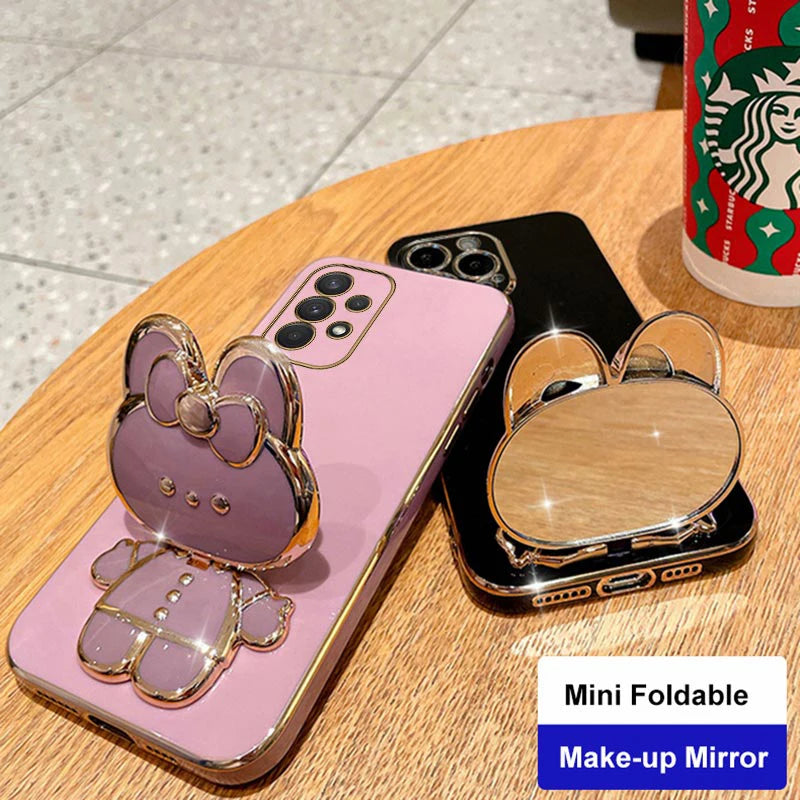 Mirror Plating Phone Holder Case