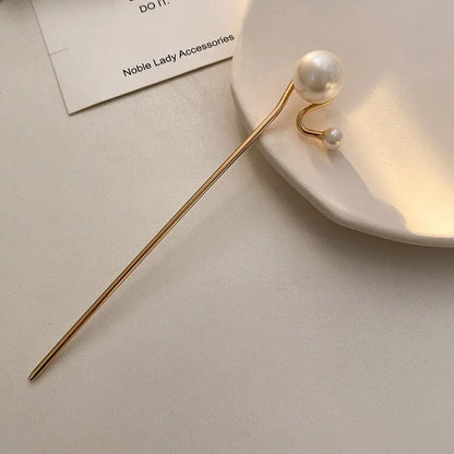 Damen Vintage Essstäbchen Schlangen Haarstäbe