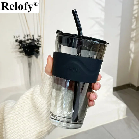 450ml Lead-Free Glass Mug Set