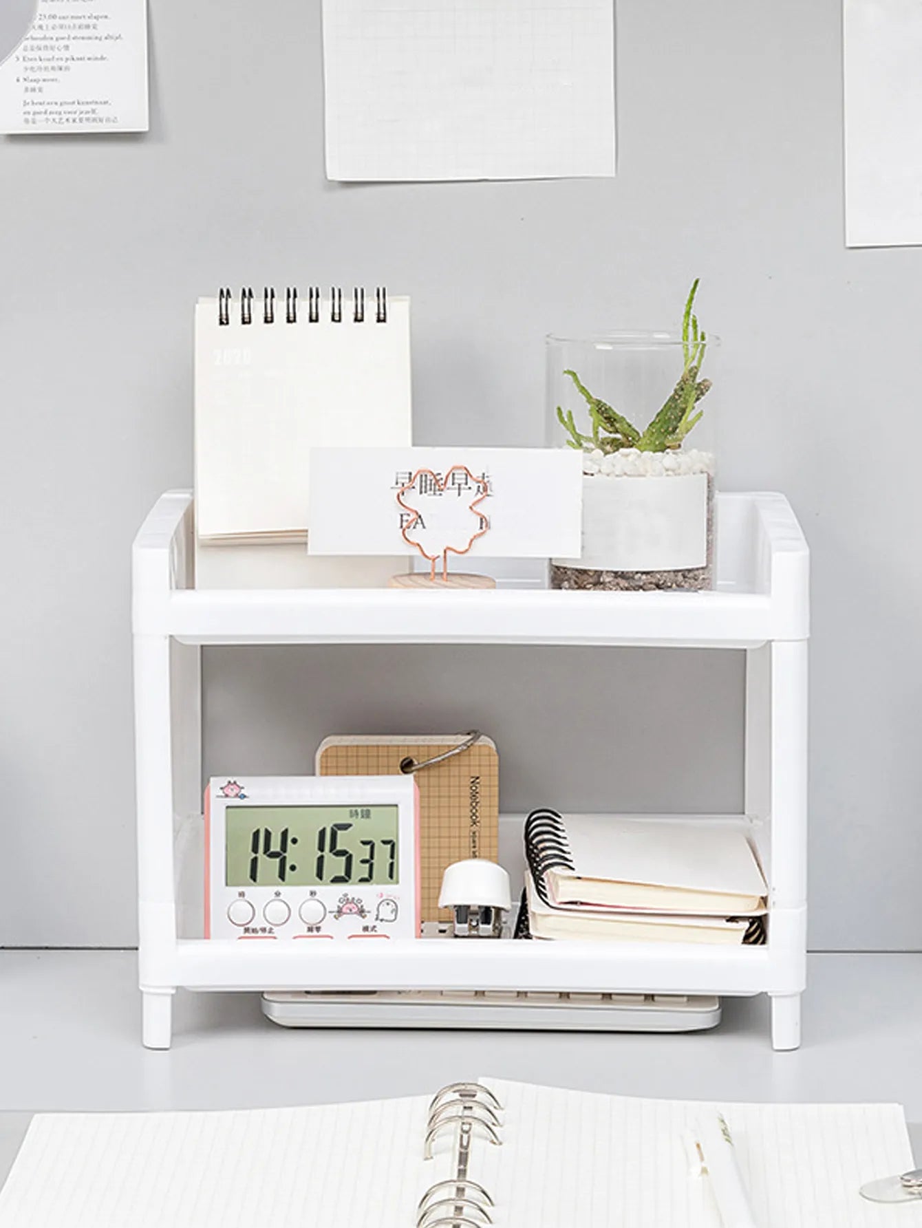 Double Layer Desktop Storage Rack