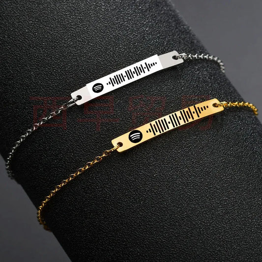 Custom Spotify Code Music Bracelet