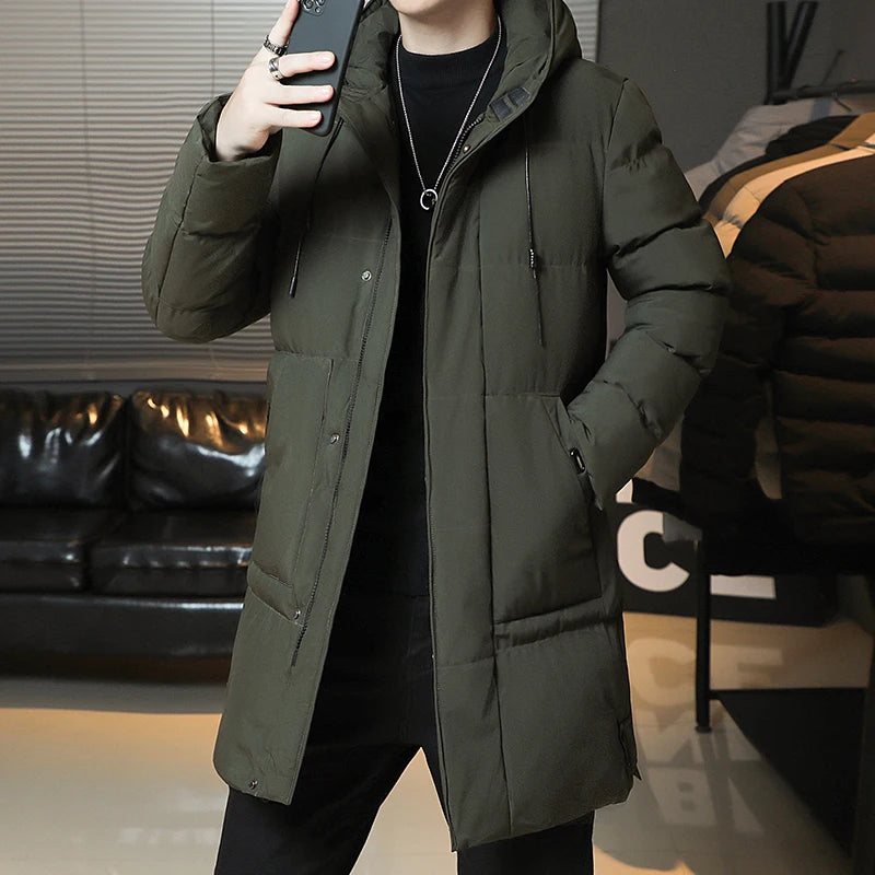 Men's Thick Warm Winter Parka Jacket