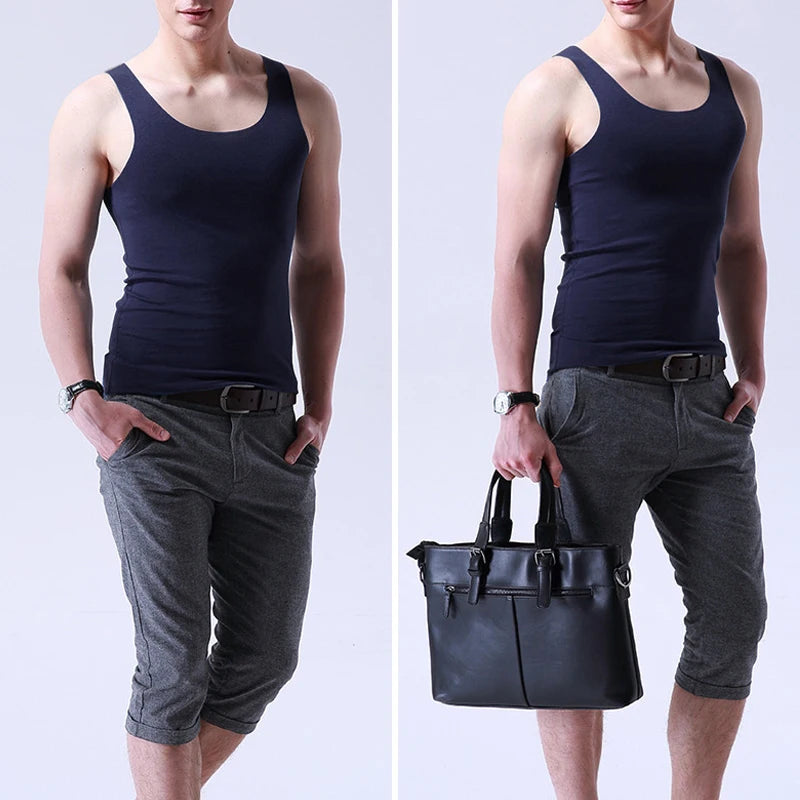 Cooles Slim Fit Sommer-Tanktop aus Milchseide