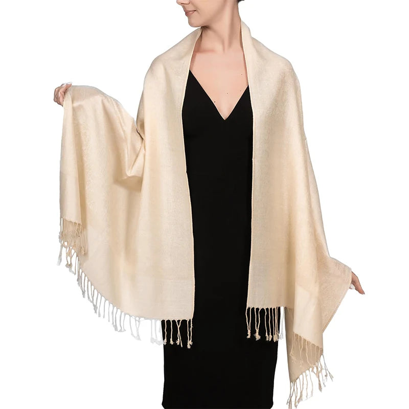 Poncho de voyage de luxe en cachemire – Enveloppements d'hiver chauds