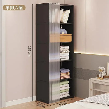 Dustproof Multi-layer Wardrobe Storage Rack