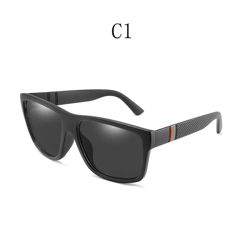 Men's Classic Square UV400 Polarized Beach Sunglasses