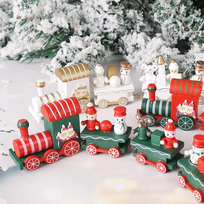 Wooden Train Christmas Ornaments & Gifts