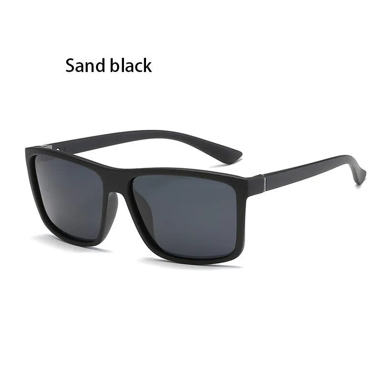 Men's Classic Square UV400 Polarized Beach Sunglasses