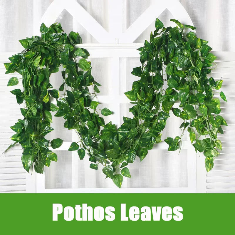 Artificial Green Ivy Vine Hanging Leaf Home Decor