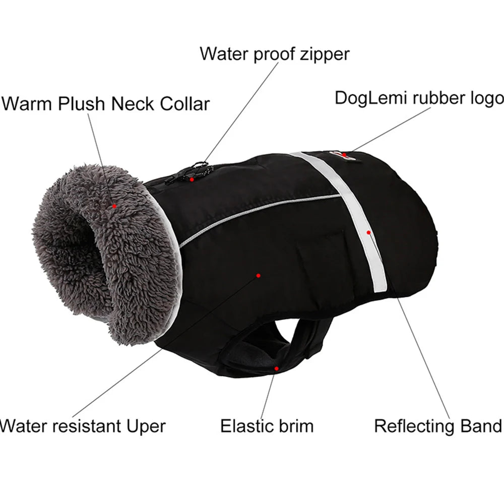 Waterproof Reflective Dog Coat